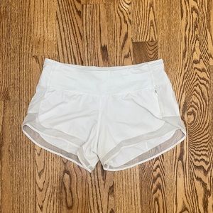 LULULEMON white size 8 shorts